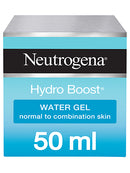 Neutrogena Face Moisturizer Water Gel, Hydro Boost, Normal To Combination Skin, Lightweight and Oil-free, 100% Alcohol Free, suitable for sensitive skin, 50 ml (Pack of 2)