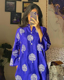 Tree Print 2pc Dress Stuff: Linen Print For Girls DRESS JJ WHOLESALE JJ WHOLESALE